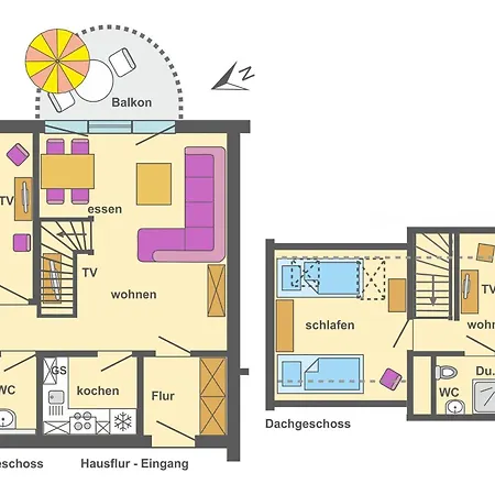 Freesenbruch 4 5 - Kranichtanz Lejlighed Zingst